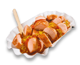 curry-mit Currywurst im Darm